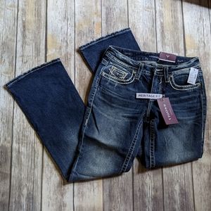 Vigoss Boot Cut Embellished Jeans